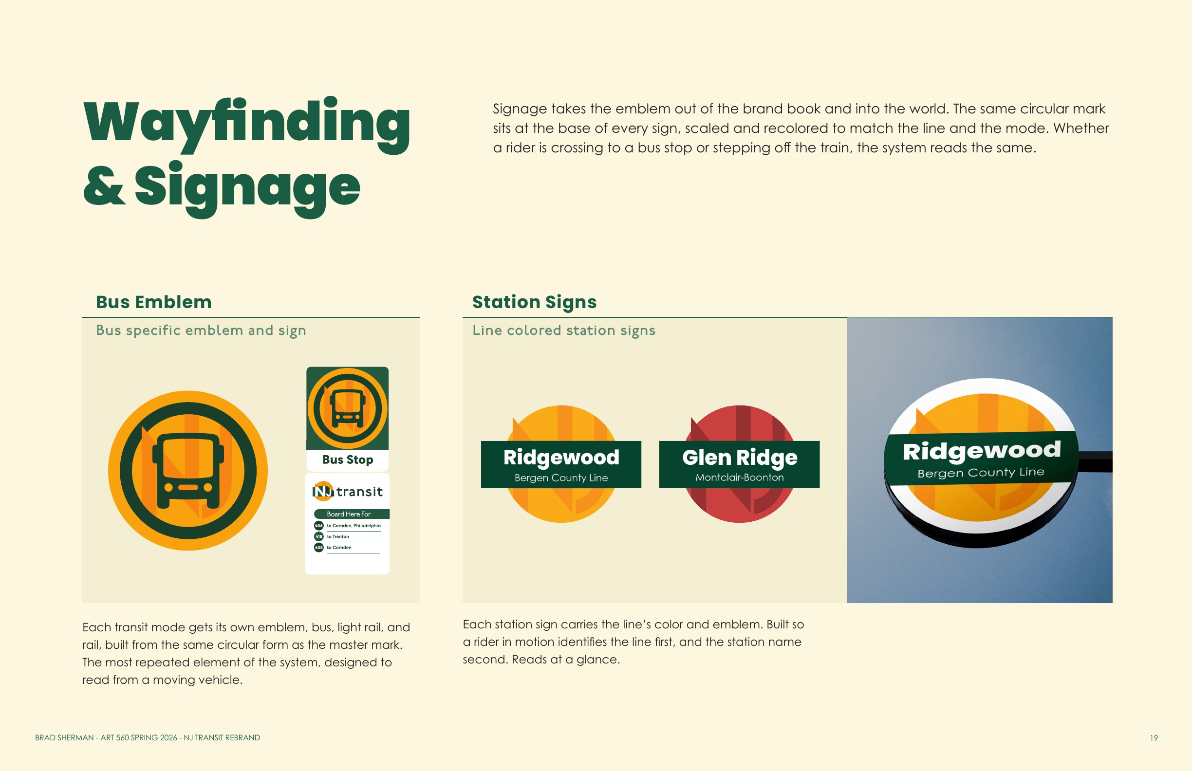 NJ Transit — Wayfinding and signage